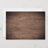 スウィート素朴16メイスンジャールライトティール(緑がかった色)誕生日 招待状 (裏面)