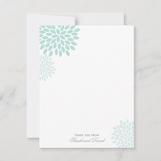 スウィート結婚ダリアス サンキューカード (正面)