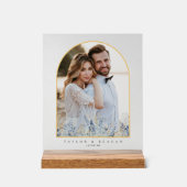 スウィート結婚フローラのArch写真ID1045 アクリルサイン (正面)