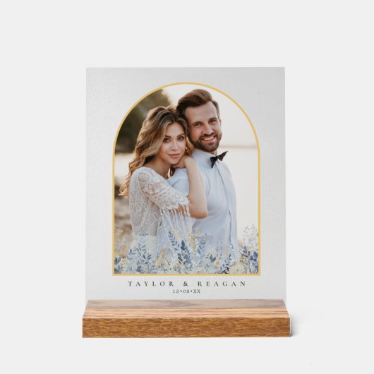 スウィート結婚フローラのArch写真ID1045 アクリルサイン (正面)