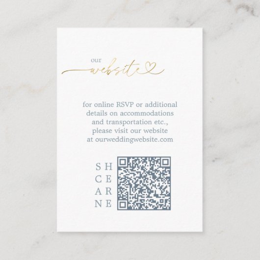 スウィート結婚フローラのWebサイトID1045 エンクロージャーカード (裏面)