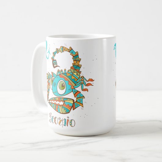 スウィート蠍座スコーピオン コーヒーマグカップ (正面左)