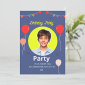 スウィート誕生日イラクリオン招待状 招待状 (スタンド正面)