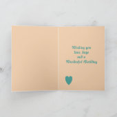 スウィート誕生日ガールグランドオジャーターカード カード (内部)