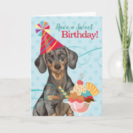スウィート誕生日ダシュント カード