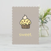 スウィート誕生日フラットカーカスタマイズド カード (スタンド正面)