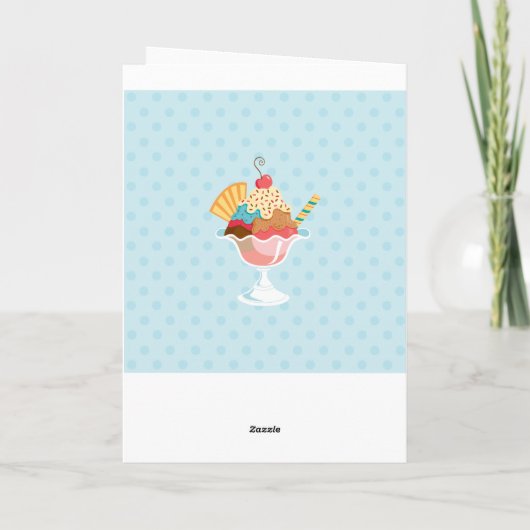 スウィート誕生日ブルドッグカード カード (裏面)