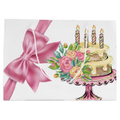 スウィート誕生日ラージ抱き枕 ラージペーパーバッグ (裏面)