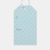 スウィート誕生日素晴らしピレネーラベル ギフトタグ (裏面)