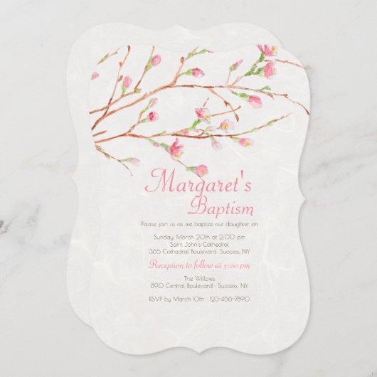 スウィート賛美招待状 招待状 (正面/裏面)