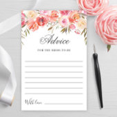 スウィート赤面フローラウェルウィッシュアドバイスカード