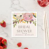 スウィート開花ブライダルシャワーナプキンス スタンダードカクテルナプキン (インサイチュ)