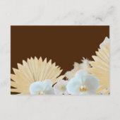 スウィート開花ブルー結婚ズ詳細カード エンクロージャーカード (裏面)