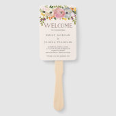 スウィート開花結婚式 プログラムファン ハンドファン (正面)