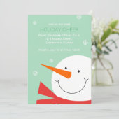 スウィート雪だるまクリスマス 招待状 (スタンド正面)