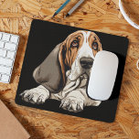 スウィート顔バセットハウンドラバーズ マウスパッド<br><div class="desc">この愛らしいSweet Basset Hound Mouseパッドを紹介する，バセットハウンド愛好家と所有者の両方の顔にスマイルをもたらすためにバインドされている任意のデスク宇宙に楽しい追加。このマウスのパッドは、サウルフルな目と特徴的な垂れ下がった耳を持つバセットハウンドの顔を魅了し、これらの愛される犬の仲間の本質を捉える。写真自身は、あなたの側のバセットの穏やかな視線であなたのデジタル世界をナビゲートする。愛情に満ちた目から、独特の黒、日焼け、白い毛皮まで、犬の表情の複雑な詳細は、ハートを溶かし、暖かさと愛情の感覚を呼び起こすに違いない。しかし、このマウス魅力的パッドを特別にするバセットハウンドの顔だけでなく、その大きなプレートサイズの前足の組み込みでもある。これらのオーバーサイズの前足は、デザインにウィムジーと遊び心の余分なtouchを追加し、バセットの犬が知られている愛情の不器用さを思い出させる。あなたはの誇りを持ったバセット犬の飼い主であるか、単にこれらの愛される犬のファンであるかどうか、このマウスパッドは確実にあなたの日に犬の魅力のtouchをもたらす。それは自分のための完璧な贈り物または人生のバセット犬の愛好家、任意のオフィスやホームワークステーションに喜びと人格の線量を追加する。楽しむ!</div>