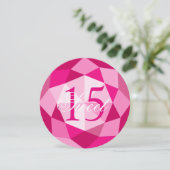 スウィート15キンセアニラバースデーパーティ招待状 招待状 (スタンド正面)