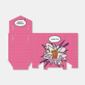 スウィート16おもしろいガーリーピンク漫画ブックモダン誕生日 フェイバーボックス (折り畳みなし)