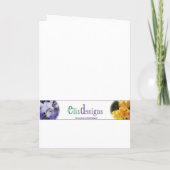 スウィート16お誕生日ケーキ 招待状 (裏面)