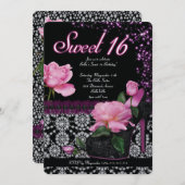 スウィート16とキセネラ招待状 招待状 (正面/裏面)