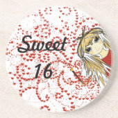 スウィート16アニメガールコースター コースター (正面)