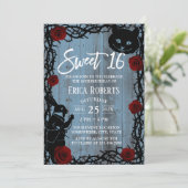 スウィート16アリスinワンダーランドダスティブルーバーンウッド 招待状 (スタンド正面)