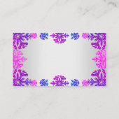 スウィート16ウィンタースノーフレーク誕生日 アドバイスカード (裏面)