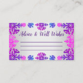 スウィート16ウィンタースノーフレーク誕生日 アドバイスカード (正面)