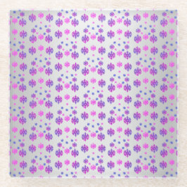 スウィート16ウィンタースノーフレーク誕生日 ガラスコースター