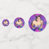 スウィート16ウィンタースノーフレーク誕生日 コンフェッティ (裏面)