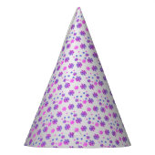 スウィート16ウィンタースノーフレーク誕生日 パーティーハット (左)