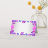 スウィート16ウィンタースノーフレーク誕生日 プレイスカード (裏面)