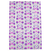 スウィート16ウィンタースノーフレーク誕生日 ミディアムペーパーバッグ (正面)