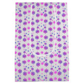 スウィート16ウィンタースノーフレーク誕生日 ミディアムペーパーバッグ (裏面)