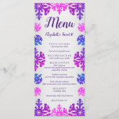 スウィート16ウィンタースノーフレーク誕生日 メニュー (正面)