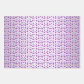 スウィート16ウィンタースノーフレーク誕生日 ラッピングペーパーシート (正面)