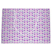 スウィート16ウィンタースノーフレーク誕生日 ラージペーパーバッグ (正面)