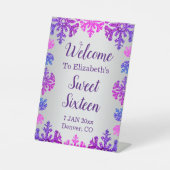 スウィート16ウィンタースノーフレーク誕生日 台座サイン (正面)