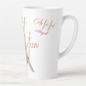 スウィート16オーラパリエッフェルタワーパーソナライズされた カフェラテマグ (右)