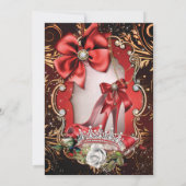 スウィート16キンセアニェラパーティの招待状 招待状 (裏面)