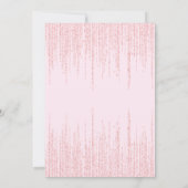 スウィート16グラムバラ金ゴールドガール招待状 招待状 (裏面)