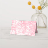 スウィート16グリッター《写真》ぼけ味ライトカスタム座席表 プレイスカード (裏面)