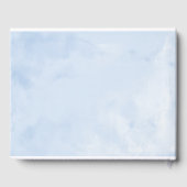 スウィート16ゲストブックシルバーダスティブルーガウンフローラ ゲストブック (裏面)