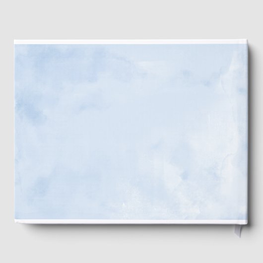 スウィート16ゲストブックシルバーダスティブルーガウンフローラ ゲストブック (裏面)