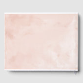 スウィート16ゲストブック赤面ピンクガウンフローラ ゲストブック (裏面)