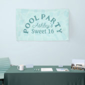 スウィート16サマープールパーティーバナー 横断幕 (トレードショー)