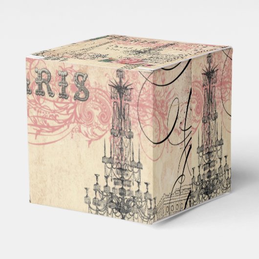 スウィート16サンキューエッフェルタワー&シャンデリア フェイバーボックス (正面サイド)