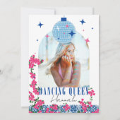 スウィート16サントリーニミュージカルブーゲンビリア乳房 招待状 (裏面)