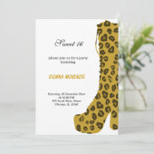 スウィート16シューズテーマ 招待状 (スタンド正面)