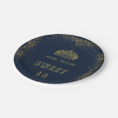 「スウィート16ソイレ:グラム、グリッツ、そしてグッドタイムズ!」 ペーパープレート (アングル)